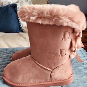 Pink boots size 10